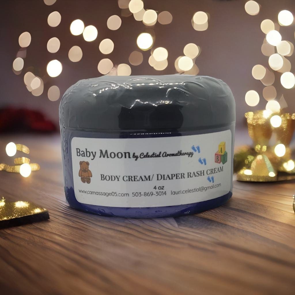 Handcrafted Baby Cream, Lavender Chamomile, Vegan Base