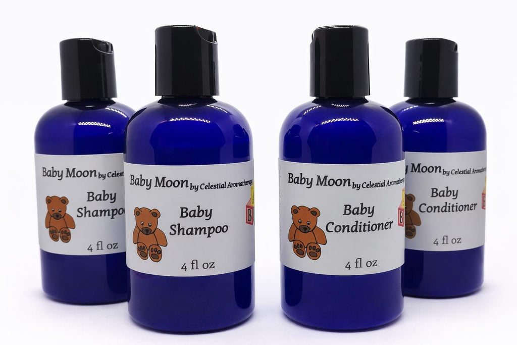 Baby Moon Lavender + Chamomile – Vegan Baby Shampoo & Conditioner Set